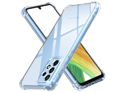 68877 techsuit shockproof clear silicone puzdro na samsung galaxy a33 5g priehladny