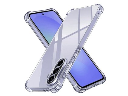 70713 techsuit shockproof clear silicone puzdro na samsung galaxy a36 5g priehladny