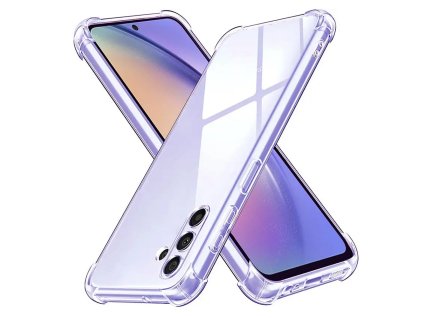 68883 techsuit shockproof clear silicone puzdro na samsung galaxy a54 priehladny