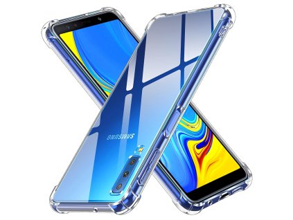 68871 techsuit shockproof clear silicone puzdro na samsung galaxy a7 2018 priehladny