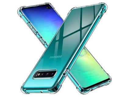 67935 techsuit shockproof clear silicone puzdro na samsung galaxy s10 plus priehladny