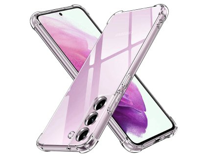 66456 techsuit shockproof clear silicone puzdro na samsung galaxy s21 fe 5g priehladny