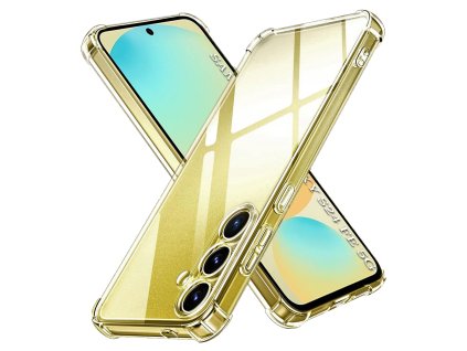 67470 6 techsuit shockproof clear silicone puzdro na samsung galaxy s24 fe priehladny