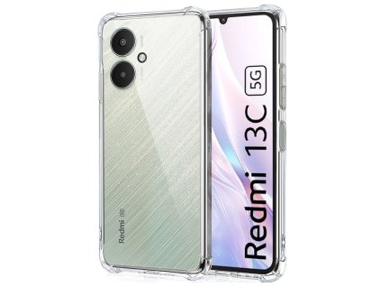73713 techsuit shockproof clear silicone camera protection puzdro pre xiaomi redmi 13c 5g priehladne