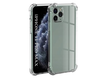 62253 6 techsuit shockproof clear silicone kryt na iphone 11 pro max ciry