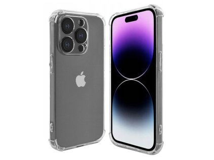 62283 techsuit shockproof clear silicone kryt na iphone 15 pro ciry