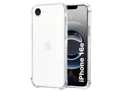 58668 6 techsuit shockproof clear silicone kryt na iphone 16e ciry