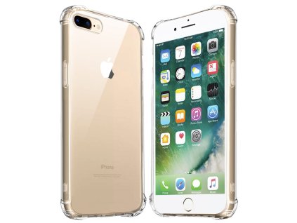 62268 techsuit shockproof clear silicone kryt na iphone 7 plus iphone 8 plus ciry