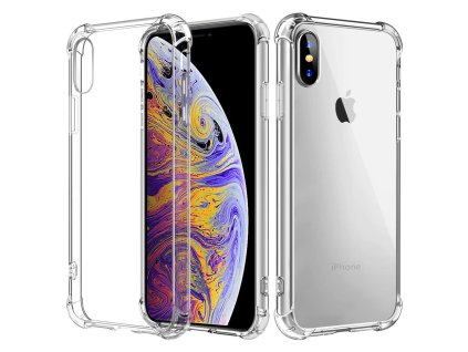 62262 techsuit shockproof clear silicone kryt na iphone x iphone xs ciry