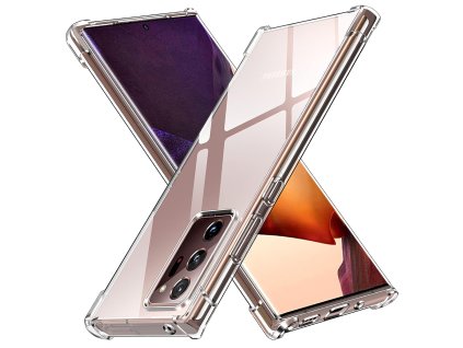 72387 techsuit shockproof clear silicone priehladny silikonovy obal pre samsung galaxy note 20 ultra 4g note 20 ultra 5g priehladny
