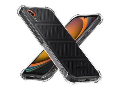 72402 techsuit shockproof clear silicone priehladny silikonovy obal pre samsung galaxy xcover7 priehladny