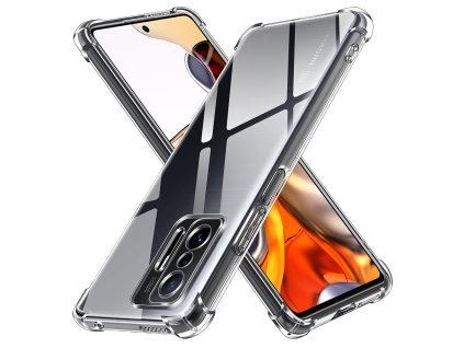 73671 techsuit shockproof clear silicone puzdro pre xiaomi 11t 11t pro priehladne