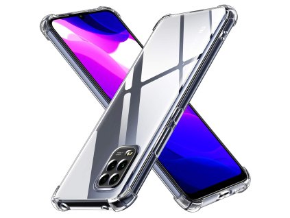 73662 techsuit shockproof clear silicone puzdro pre xiaomi mi 10 lite priehladne