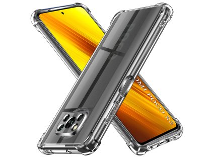 73659 6 techsuit shockproof clear silicone puzdro pre xiaomi poco x3 poco x3 nfc poco x3 pro priehladne