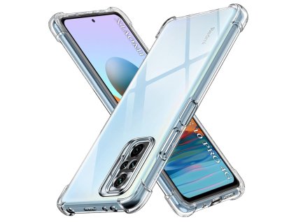 73644 6 techsuit shockproof clear silicone puzdro pre xiaomi redmi note 10 pro note 10 pro max priehladne