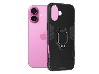 59937 techsuit silicone shield kryt na iphone 16 plus cierny