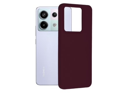 73569 techsuit soft edge silicone puzdro pre xiaomi redmi note 13 pro 5g poco x6 slivkovo fialove