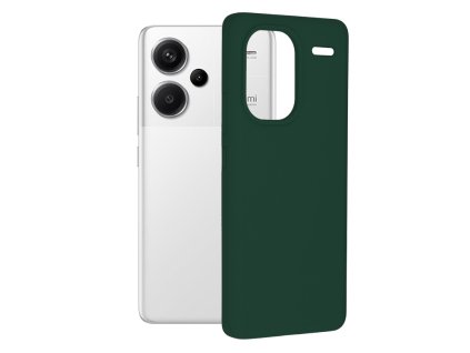73575 techsuit soft edge silicone puzdro pre xiaomi redmi note 13 pro 5g tmavozelene