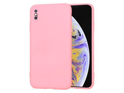 63285 techsuit softflex kryt na iphone xs max kriedovo ruzovy