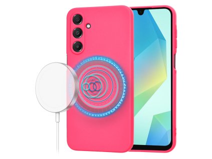 70467 techsuit softflex magsafe puzdro na samsung galaxy a16 4g a16 5g hot pink