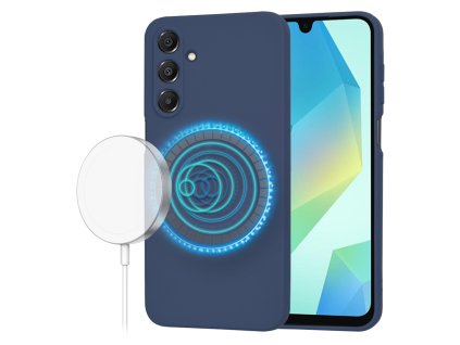 70461 techsuit softflex magsafe puzdro na samsung galaxy a16 4g a16 5g namornicka modra