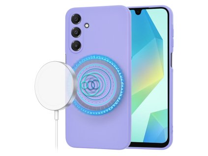 70473 techsuit softflex magsafe puzdro na samsung galaxy a16 4g a16 5g svetlofialovy