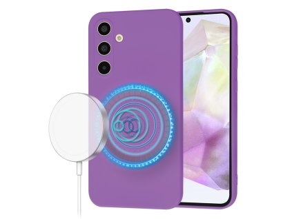70842 techsuit softflex magsafe puzdro na samsung galaxy a35 5g fialovy