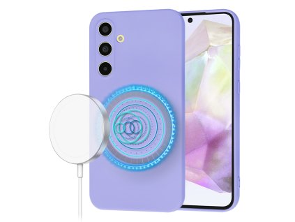 70845 techsuit softflex magsafe puzdro na samsung galaxy a35 5g svetlofialovy