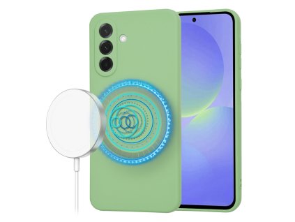 71313 techsuit softflex magsafe puzdro na samsung galaxy a36 5g matovozeleny