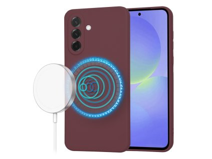 71301 techsuit softflex magsafe puzdro na samsung galaxy a36 5g slivkovocerveny