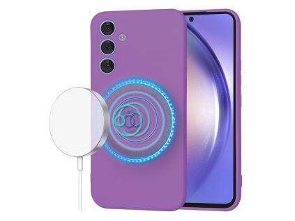 70770 techsuit softflex magsafe puzdro na samsung galaxy a54 fialovy