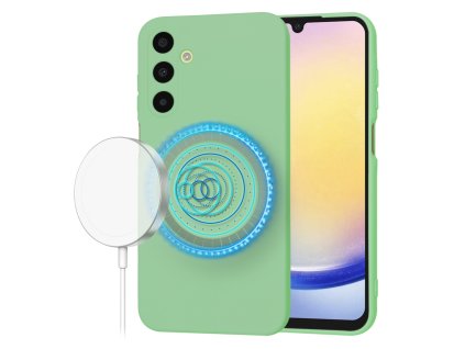 70776 techsuit softflex magsafe puzdro na samsung galaxy a54 matovozeleny