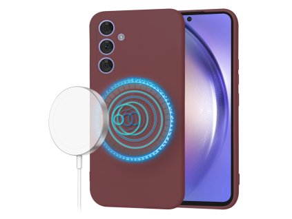 70764 techsuit softflex magsafe puzdro na samsung galaxy a54 slivkovocerveny