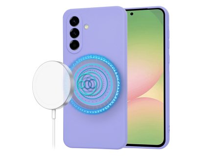 71286 techsuit softflex magsafe puzdro na samsung galaxy a56 5g svetlofialovy