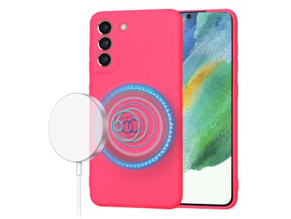 67554 techsuit softflex magsafe puzdro na samsung galaxy s21 fe 5g hot pink