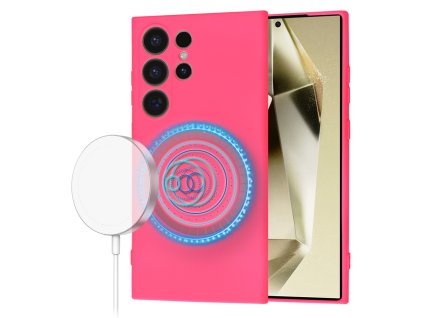 67680 techsuit softflex magsafe puzdro na samsung galaxy s24 ultra hot pink