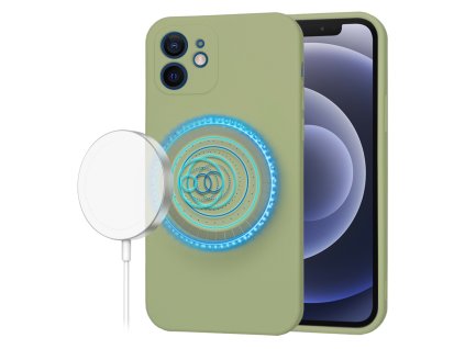 61407 techsuit softflex magsafe kryt na iphone 12 matcha zeleny