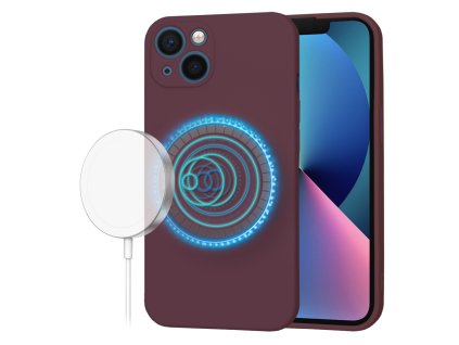 61485 techsuit softflex magsafe kryt na iphone 13 slivkovo cerveny