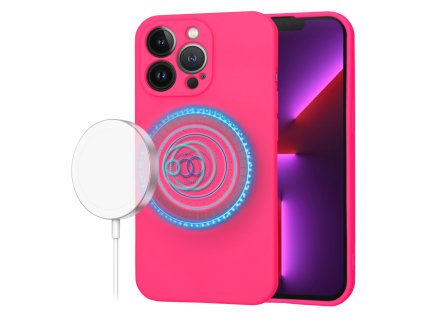 61506 techsuit softflex magsafe kryt na iphone 13 pro syto ruzovy
