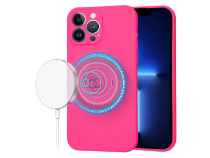 61527 techsuit softflex magsafe kryt na iphone 13 pro max syto ruzovy