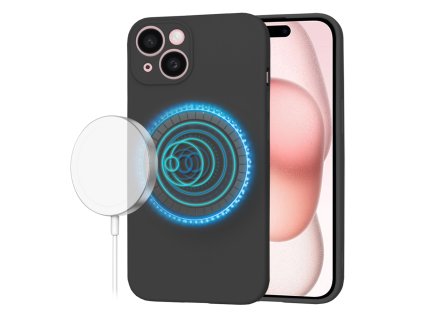 61590 techsuit softflex magsafe kryt na iphone 15 cierny