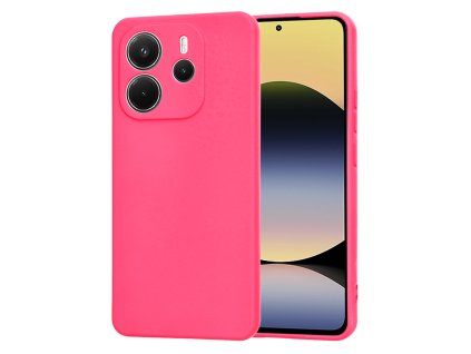 75231 techsuit softflex puzdro pre xiaomi redmi note 14 4g 163 25 x 76 55 x 8 16 mm ziarivo ruzove