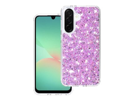 71148 techsuit sparkly glitter puzdro na samsung galaxy a26 5g magenta