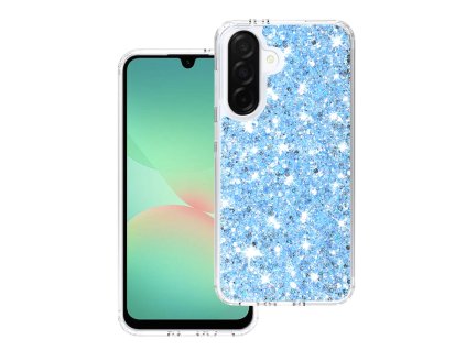 71142 techsuit sparkly glitter puzdro na samsung galaxy a26 5g modry