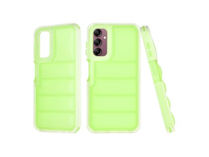69354 techsuit wave shield puzdro na samsung galaxy a14 4g a14 5g zeleny
