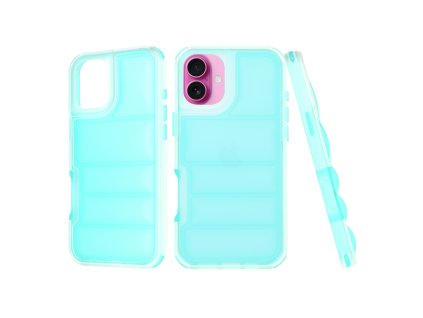 63381 techsuit wave shield kryt na iphone 16 plus tyrkysovy