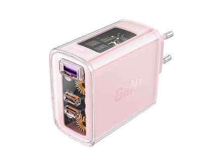 82353 acefast gan nabijacka exploration a45 2 usb c usb a 65 w pd rychle nabijanie cherry blossom