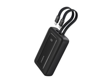 82416 anker power banka a1681g11 20 000 mah 30 w lightning 2 usb c usb a cierna