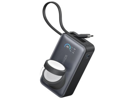 82971 anker power banka maggo a1657h11 pre apple watch 10 000 mah 35 w qi2 usb c kabel rychle nabijanie ultratenka cierna