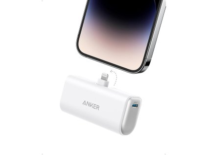 82536 anker power banka nano a1645g21 5 000 mah 12 w lightning konektor biela